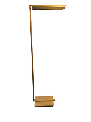 Buy heritage-gold-with-metal-glass Jay Floor Lamp by House of Troy