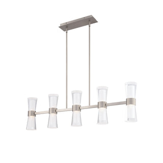 Buy brushed-nickel Hourglass Pendant by W.A.C. Lighting