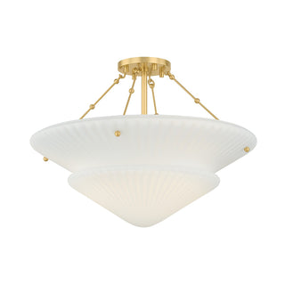 Loburn Outdoor (Damp) Semi-Flush Mount Ceiling Light by Hudson Valley