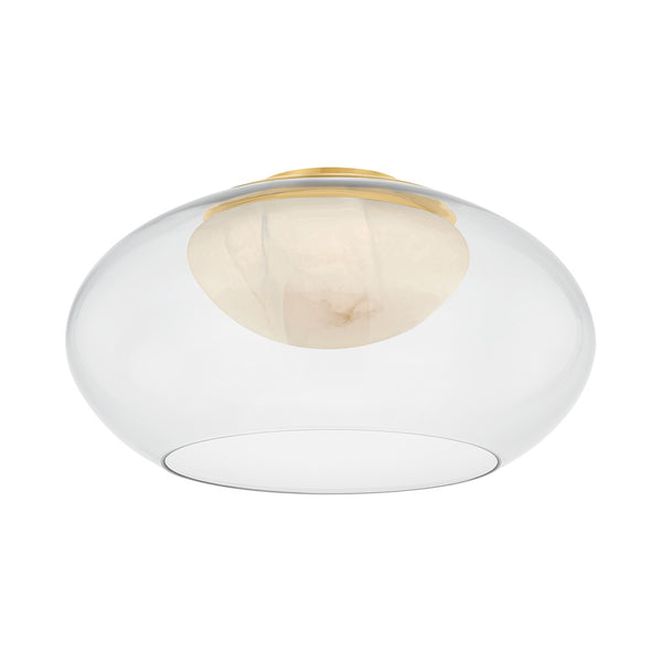 Moore Outdoor (Damp) Flush Mount Ceiling Light by Hudson Valley