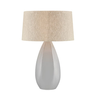 Buy aged-brass-ceramic-dove-white Colwyn Table Lamp by Hudson Valley