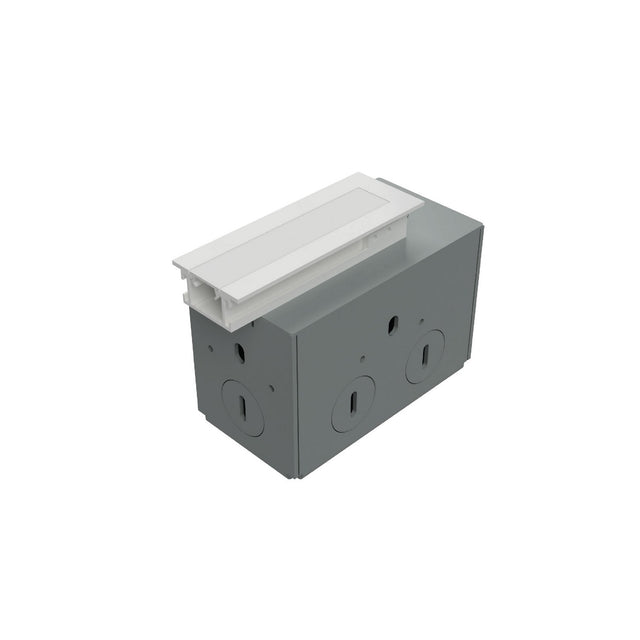 Extruded Aluminum Recessed Mounted Trim Channel Wiring Box Accessory by W.A.C. Lighting