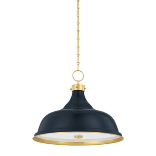 Buy aged-brass-distressed-bronze Painted No. Outdoor (Damp) Pendant by Hudson Valley