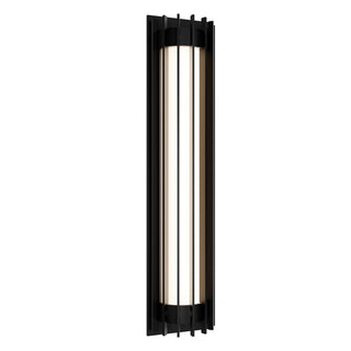 Buy black-and-metal-shade Moline Sconce by W.A.C. Lighting
