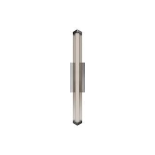 Buy brushed-nickel-and-white-shade Boulevard Sconce by W.A.C. Lighting
