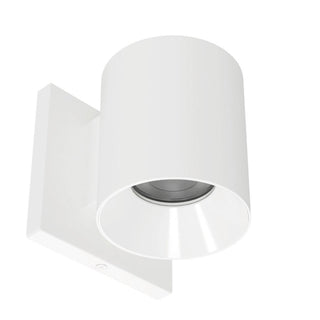 Buy white-white-and-metal-shade Zoron Sconce by W.A.C. Lighting