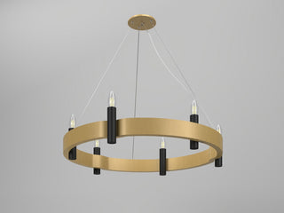 Buy organic-gold Flow Outdoor (Damp) Pendant by Accord Lighting
