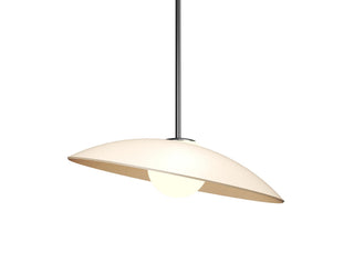 Buy organic-cappuccino-with-frosted-glass-glass-and-multicolor-shade Oyster Outdoor (Damp) Pendant by Accord Lighting