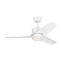 Colgin Outdoor (Damp) Ceiling Fan with Light by Visual Comfort Fan