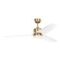 3-Blades Colgin Outdoor (Damp) Ceiling Fan with Light by Visual Comfort Fan
