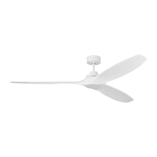 Buy matte-white-finish-with-matte-white-blades Collins Outdoor (Damp) Ceiling Fan by Visual Comfort Fan