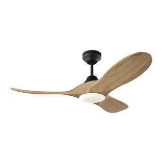 Buy midnight-black-and-natural-honey-3mavsm44mbknhd 3-Blade Maverick LED Ceiling Fan by Visual Comfort Fan