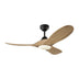 Visual Comfort Fan - 3MAVSM44MBKNHD - 44