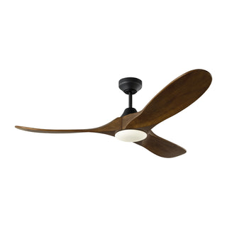 Buy midnight-black-and-dark-walnut-3mavsm52mbkd 3-Blade Maverick LED Ceiling Fan by Visual Comfort Fan