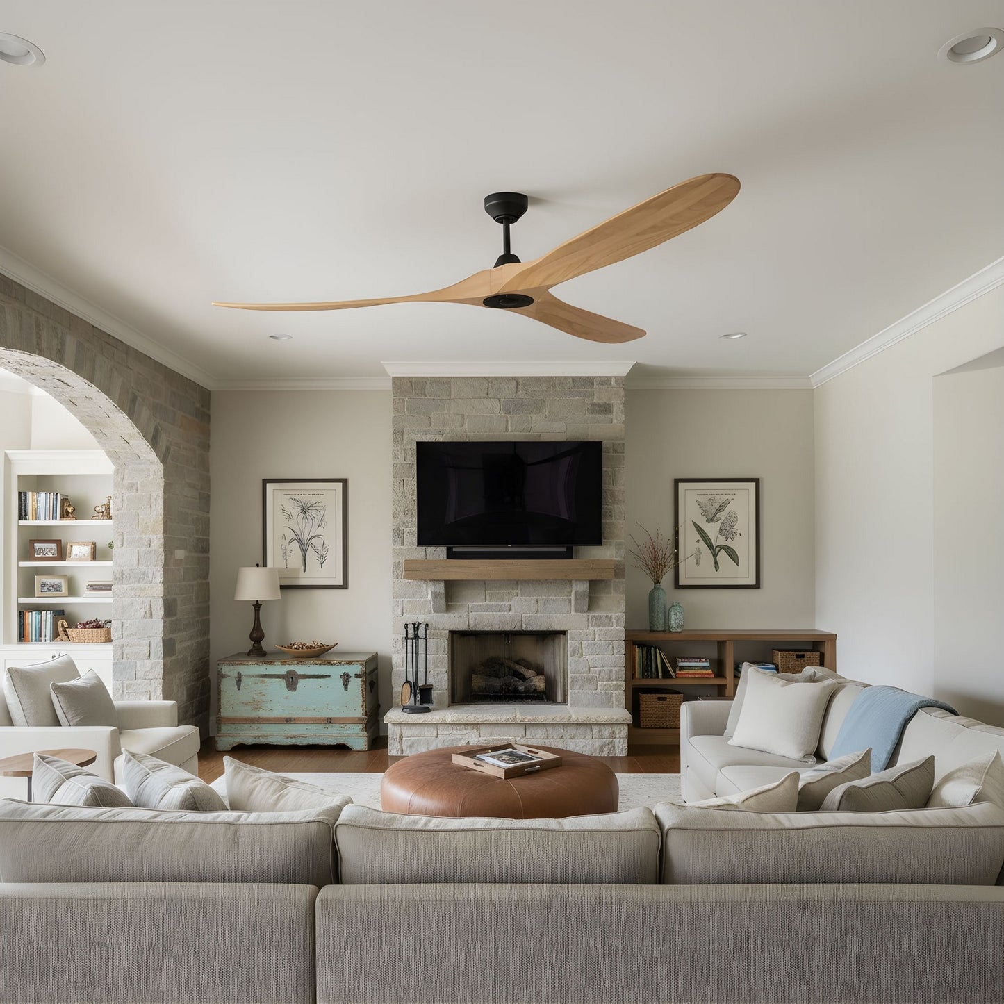 Visual Comfort Fan-3MAVSM70MBKNH|ALT|1
