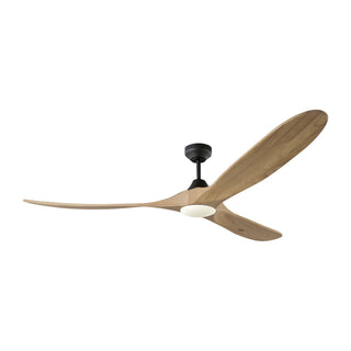 Buy midnight-black-and-natural-honey-3mavsm70mbknhd 3-Blade Maverick LED Ceiling Fan by Visual Comfort Fan