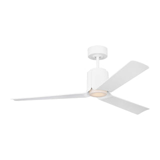 Buy matte-white-and-matte-white-abs-3pesm52rzwd 3-Blade Peel LED Ceiling Fan by Visual Comfort Fan