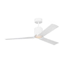 Peel Outdoor (Damp) Ceiling Fan with Light by Visual Comfort Fan