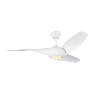 Buy matte-white-finish-with-matte-white-abs-blades 3-Blades Topan Visual Comfort Fan by Visual Comfort Fan