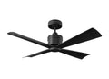 Launceton Outdoor (Damp) Ceiling Fan by Visual Comfort Fan