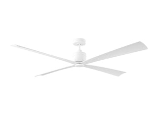 Buy matte-white-and-matte-white-abs-4lncr72rzw 4-Blade Launceton Ceiling Fan by Visual Comfort Fan