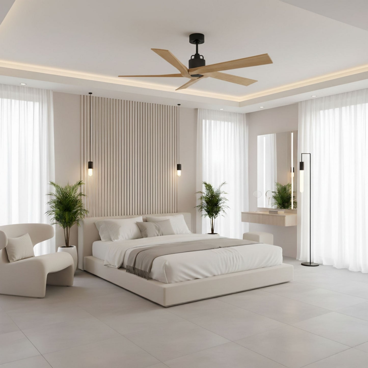 Visual Comfort Fan-5ASPR56MBKNH|ALT|1