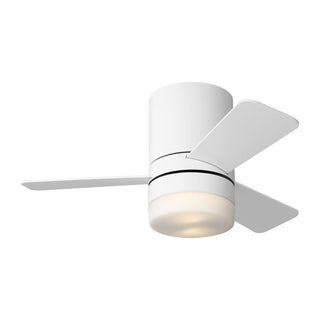 Buy matte-white-finish-with-matte-white-blades Era Hugger Ceiling Fan by Generation Lighting
