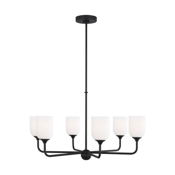Emile Outdoor (Damp) Chandelier by Generation Lighting