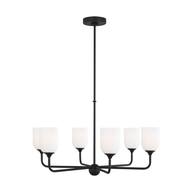 Emile Outdoor (Damp) Chandelier by Generation Lighting