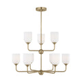 Emile Outdoor (Damp) Chandelier by Generation Lighting
