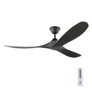 Buy midnight-black-finish-with-midnight-black-asa-blades Maverick Outdoor (Wet) Ceiling Fan by Visual Comfort Fan