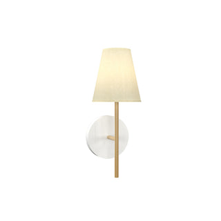 Buy organic-white-and-natural-cream-shade Conic Outdoor (Damp) Wall Lamp by Accord Lighting