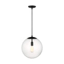 Leo-Hanging Globe Outdoor (Damp) Pendant by Visual Comfort Studio