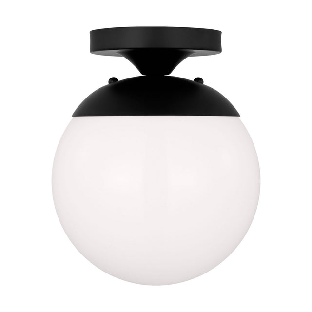 Leo - Hanging Globe Outdoor (Damp) Semi Flush Mount Light by Visual Comfort Studio