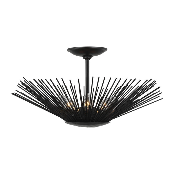 Helios Outdoor (Damp) Flush Mount Ceiling Light by Visual Comfort Studio