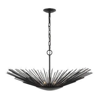 Buy aged-iron Helios Outdoor (Damp) Pendant by Visual Comfort Studio