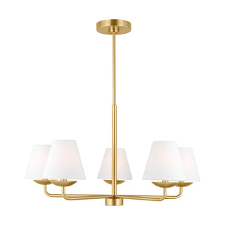 Buy satin-brass Albion Outdoor (Damp) Chandelier by Visual Comfort Studio