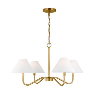 Buy satin-brass Eldon Outdoor (Damp) Chandelier by Visual Comfort Studio