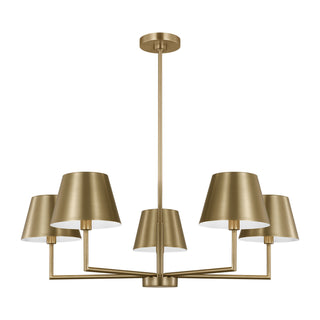 Buy satin-brass Ender Outdoor (Wet) Chandelier by Visual Comfort Studio