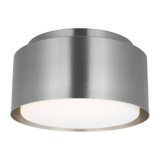 Buy brushed-nickel Dartmore Outdoor (Damp) Flush Mount Ceiling Light by Visual Comfort Studio