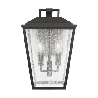 Buy textured-black-with-clear-seeded-glass-and-clear-seedy-shade Kennewick Outdoor (Wet) Wall Lantern by Visual Comfort Studio