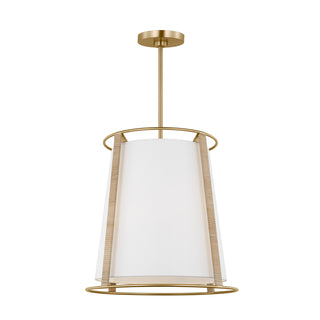 Buy satin-brass Cortes Outdoor (Damp) Pendant by Visual Comfort Studio
