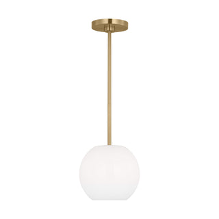Buy satin-bronze-with-clear-outside-painted-white-inside-glass-and-white-shade Rory Outdoor (Damp) Mini Pendant by Generation Lighting