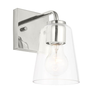 Buy chrome-and-clear-shade Miles Vanity by Generation Lighting