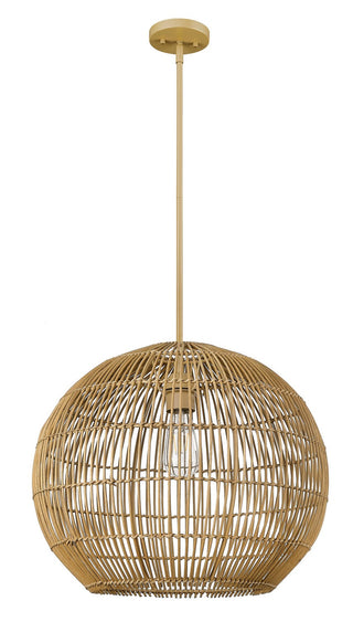 Buy tan-metal-with-camel-rattan-with-rattan-shade-glass-and-woven-natural-shade Berkshire Pendant by Acclaim Lighting