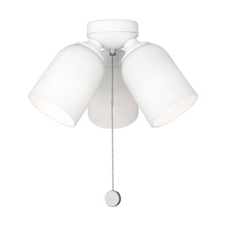 Buy matte-white-and-white-shade Emile Fan Light Kit by Generation Lighting