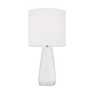 Buy gloss-white Moresby Table Lamp by Visual Comfort Studio