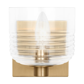 Buy satin-brass Lochdale Outdoor (Damp) Sconce by Visual Comfort Studio