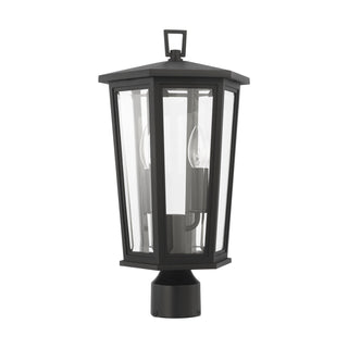 Buy textured-black-with-clear-beveled-glass-and-clear-shade Witley Outdoor (Wet) Lantern by Visual Comfort Studio