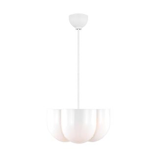 Buy matte-white Cheverny Outdoor (Damp) Pendant by Visual Comfort Studio